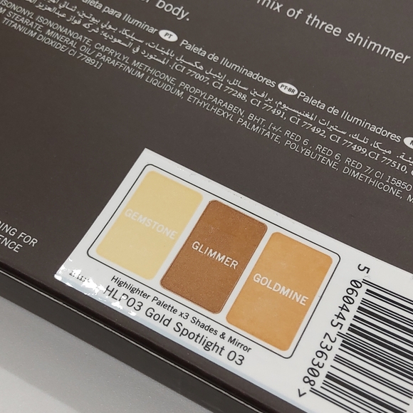 MODELS OWN Sculpt & Glow Highlighter Palette NIB Gold Spotlight 03 - Picture 7 of 9